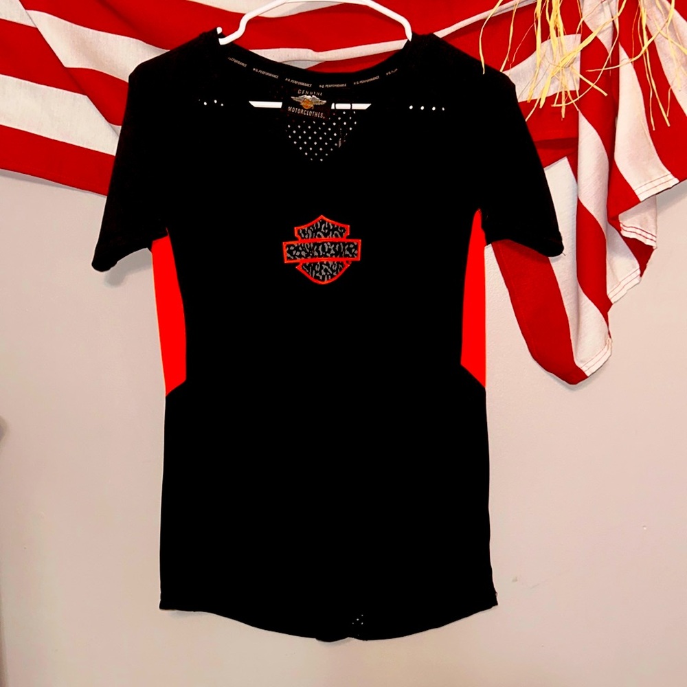 Harley Davidson, women’s venting shirt size small black.  NWT